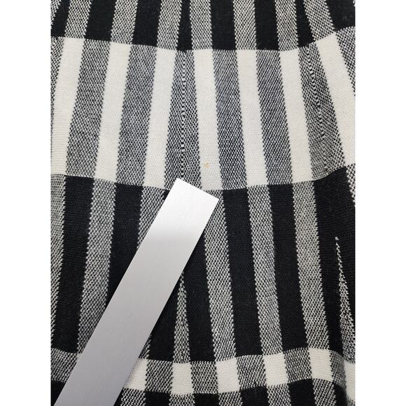 Sioni High Waist Pull On Skirt Size L Black Gray Stretch Office Career Preppy - Picture 2 of 10